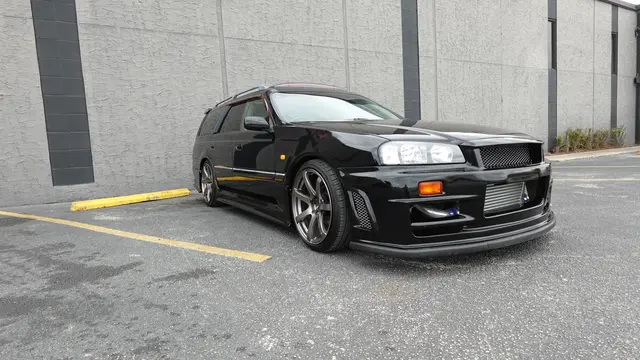 2000 Nissan Stagea 25T RS Four V R34 Front conversion